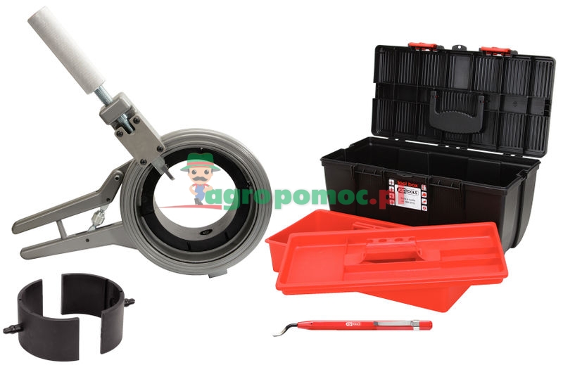 KS Tools Abstech- und Anfasgerät-Satz CK160, 7-tlg., 110-125mm