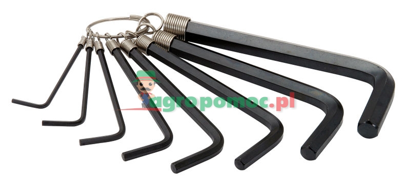 KS Tools BASIC Innensechskant-Winkelstiftschlüssel, kurz, 0,7mm