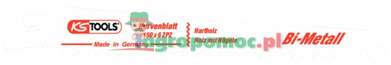 KS Tools Bi-Metall-Säbelsägeblatt AEG, Bosch, Metabo, L=150mm, 4,2mm, 5er Pack
