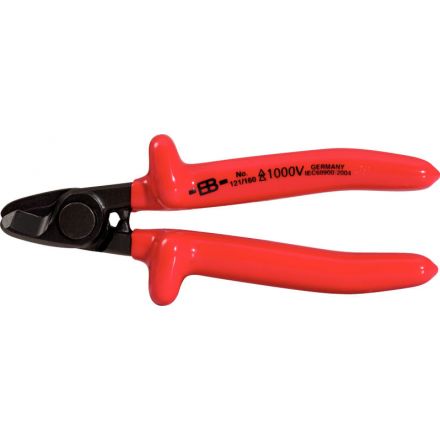 KS Tools CLASSIC 1000V Einhand-Kabelschere, 160mm