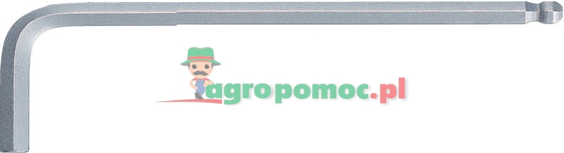 KS Tools CLASSIC Kugelkopf-Innensechskant-Winkelstiftschlüssel, kurz, 3mm