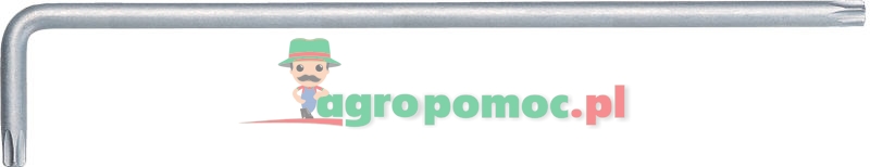 KS Tools CLASSIC TX-Winkelstiftschlüssel mit Bohrung, extra lang, TB50