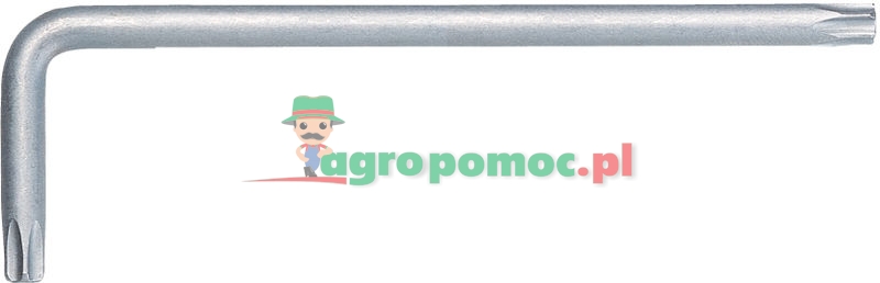 KS Tools CLASSIC TX-Winkelstiftschlüssel mit Bohrung, kurz, TB30