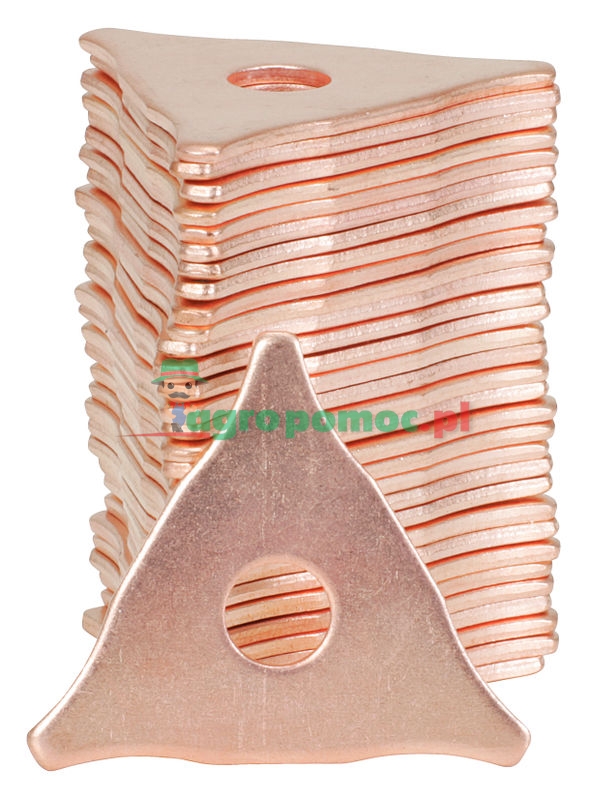 KS Tools Dreispitz-Lochscheiben verkupfert, 100er Pack