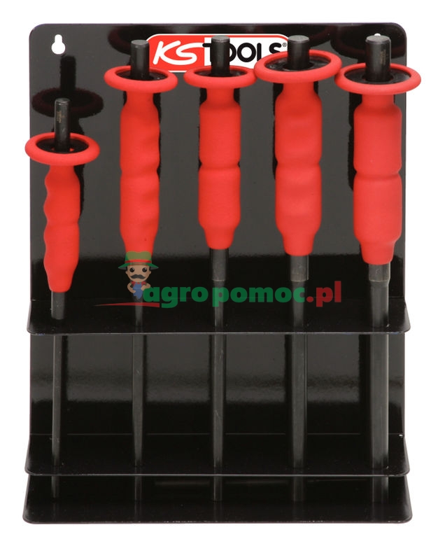 KS Tools Durchtreibersatz mit Handschutzgriff, 5-tlg.