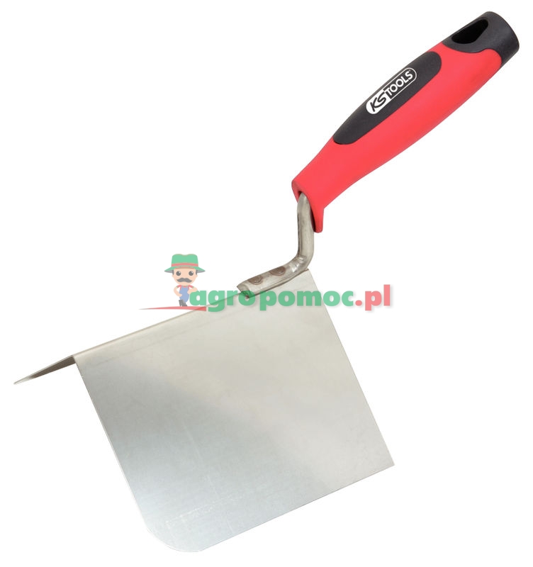 KS Tools Edelstahl-Außen-Eckenkelle, 125mm, mit 2-Komponentengriff