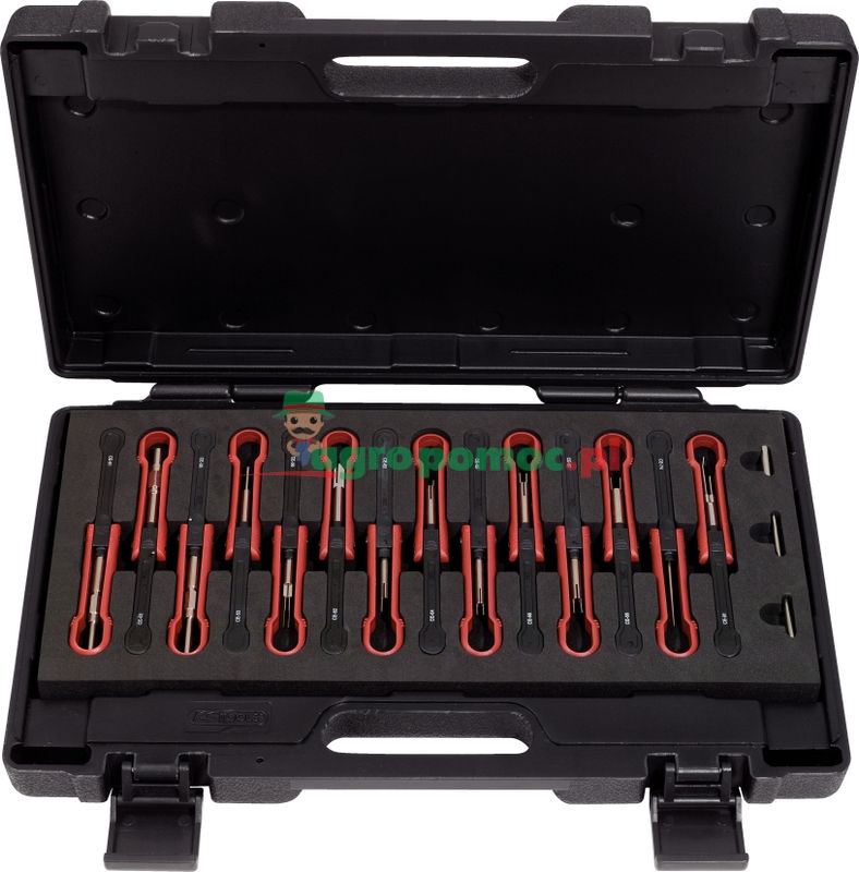 KS Tools Entriegelungswerkzeug-Sortiment für Opel / GM Steckkontake, 17-tlg.