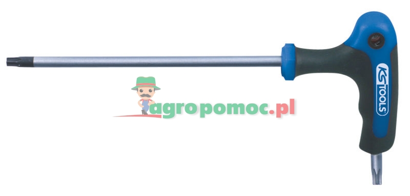 KS Tools ERGOTORQUEplus® Uchwyt-T-TX-Klucz imbusowy z otworem, TB27