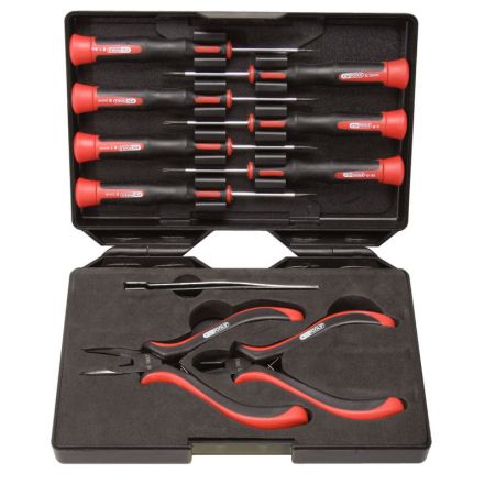 KS Tools ESD Feinmechanik-Werkzeug-Satz, 10-tlg.