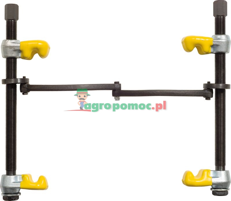 KS Tools Federspanner mit Sicherheitsbügel und kunststoffbeschichteten Haken, 240mm