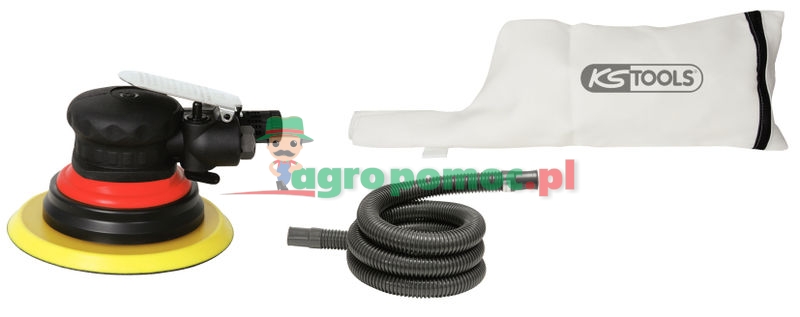 KS Tools Feinschliff-Excenterschleifer mit Staubabsaugung, 150mm