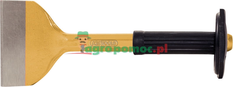 KS Tools Fugenmeißel mit Handschutzgriff, flach oval, 250x60mm