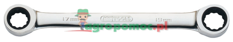 KS Tools GEARplus® Doppel-Ratschenringschlüssel, 8x10mm