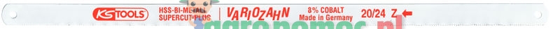 KS Tools HSS-Bi-Co 8 Metallhochleistungs-Sägeblatt, Variozahn, 288 Zähne
