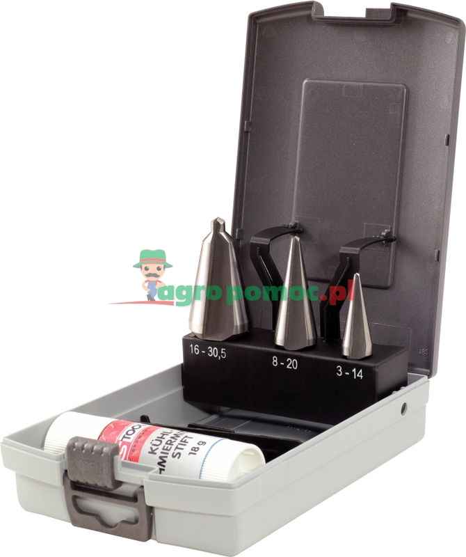 KS Tools HSS Blechschälbohrer-Satz in Kunststoffkassette, 4-tlg.