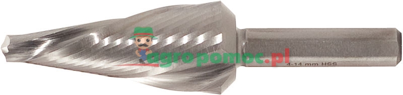 KS Tools HSS Blechschälbohrer spiralgenutet, Ø 4-14mm