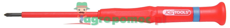 KS Tools Isolierter Präzisions-Schraubendreher für Kreuzschlitzschrauben PH, PH00