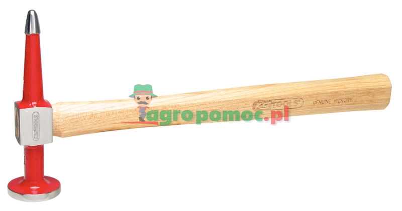KS Tools Karosserie-Spitzhammer gerader Kopf, rund/spitz, 325mm