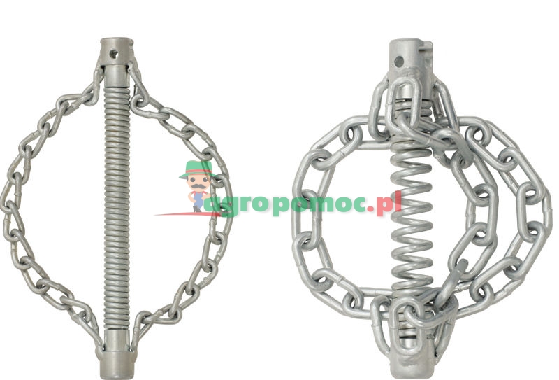 KS Tools Kettenschleuderkopf mit glatter Kette, Ø 45mm, 4 Ketten, Spirale 22mm