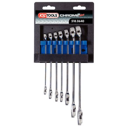 KS Tools Klucz szczękowo-oczkowy -zestaw