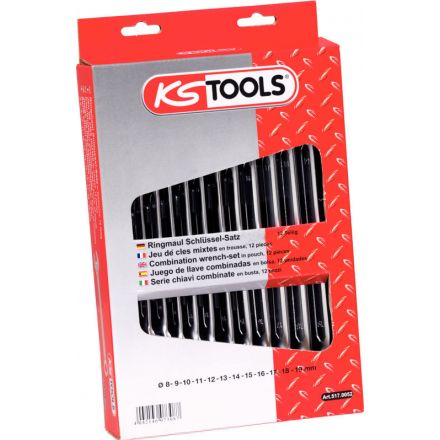 KS Tools Klucz szczękowo-oczkowy -zestawy