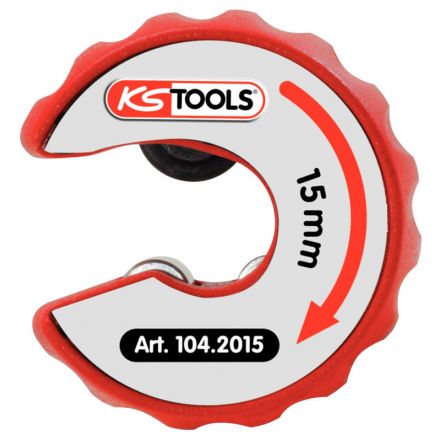 KS Tools Kupferrohr Ratschen-Rohrabschneider, 15mm