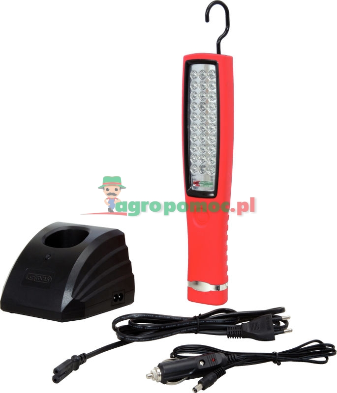 KS Tools LEDMAX 12/24 V + 110/220 V Akku-Arbeitslampe S10, 340mm