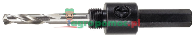 KS Tools Lochsägen-Aufnahmehalter für HSS-Bi-Metall-Lochsägen, Schaft 6,4mm, Ø 14-30mm