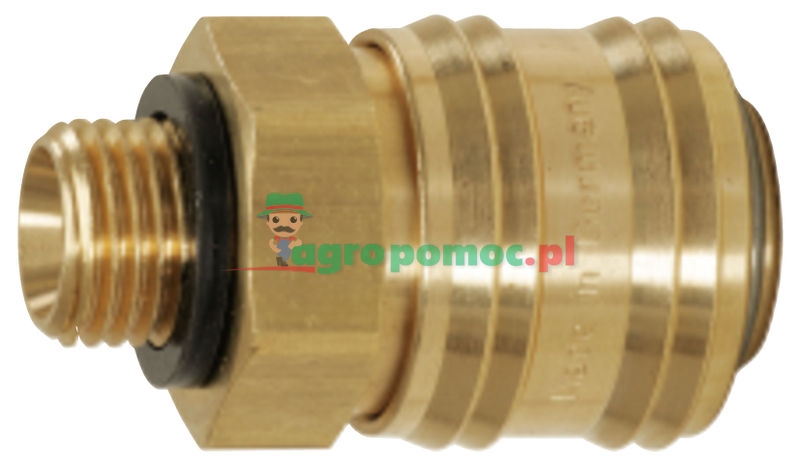 KS Tools Messing-Kupplung mit Außengewinde, 22x16mm