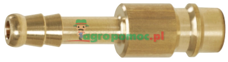 KS Tools Messing-Stecknippel mit Schlauchtülle, 10x10mm