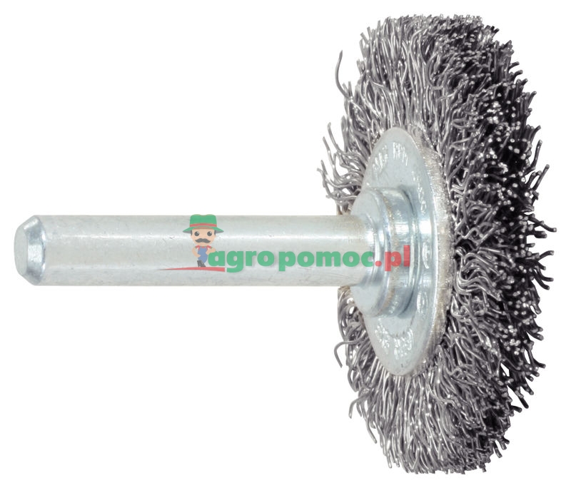 KS Tools Rostfreie Stahldrahtbürstenscheibe 0,3mm, Ø 60mm