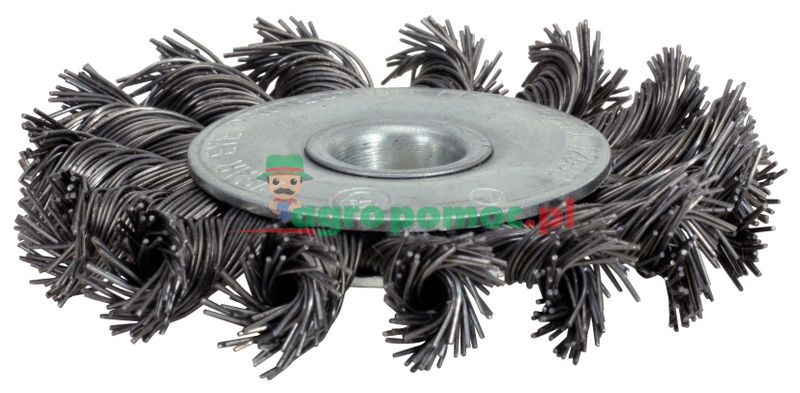 KS Tools Rostfreie Stahldrahtrundbürste 0,5mm, Ø 115mm