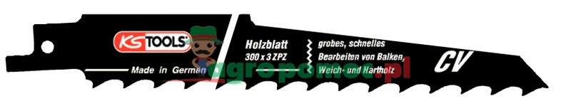 KS Tools Säbelsägeblatt AEG, Bosch, Metabo, CV,  L=280mm, 8,5mm, 5er Pack