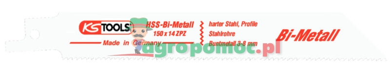 KS Tools Säbelsägeblatt AEG, Bosch, Metabo, L=150mm, 1,8mm, 5er Pack