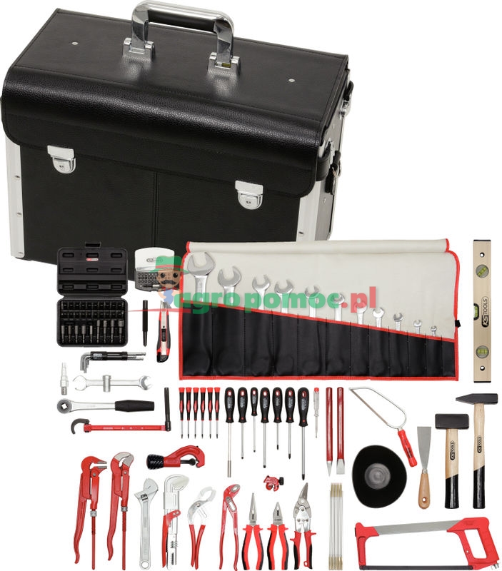 KS Tools Sanitär-Premium-Werkzeug-Satz, in Lederkoffer, 116-tlg.