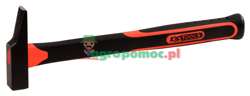 KS Tools Schreinerhammer, französische Form mit Fiberglasstiel, 500g