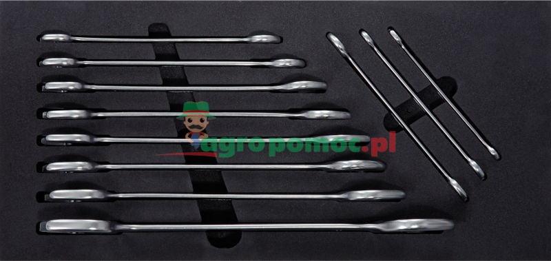 KS Tools ULTIMATEplus Doppel-Maulschlüssel-Satz, 11-tlg., 1/3 Systemeinlage