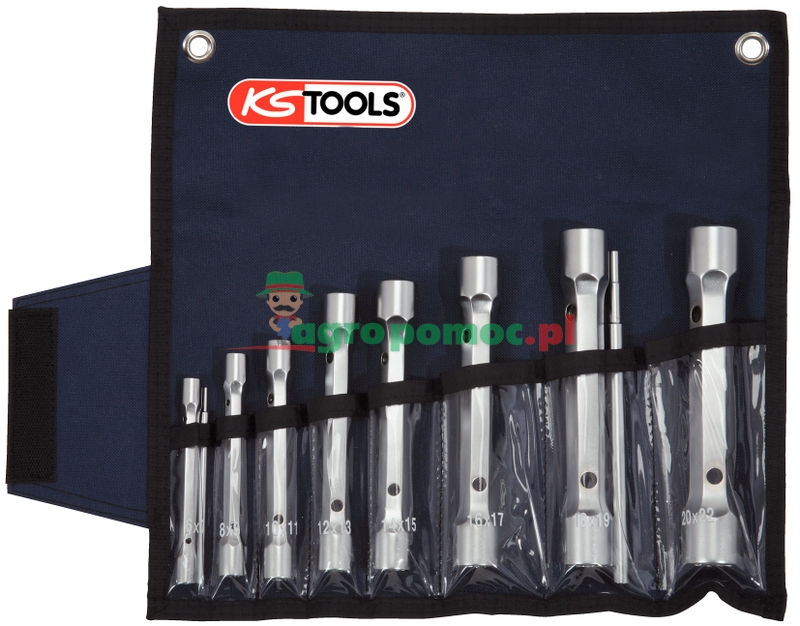 KS Tools ULTIMATEplus Doppel-Steckschlüssel-Satz, 10-tlg., 6x7-20x22mm