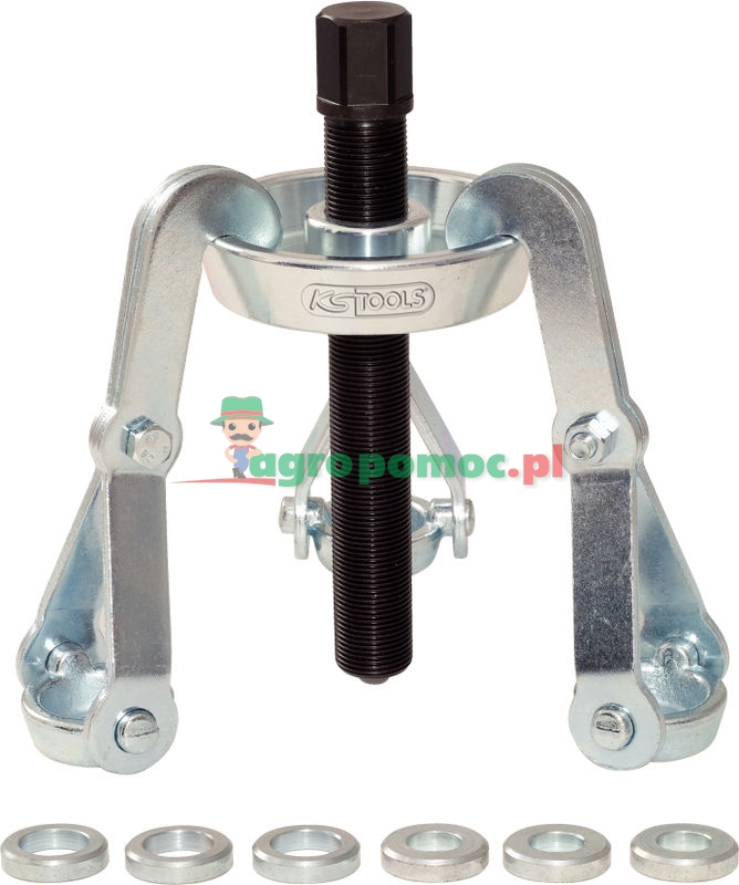 KS Tools Universal-Radnaben-Abzieher-Satz mit 4 Armen, 6-tlg.