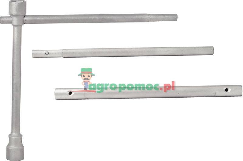 KS Tools Verlängerbarer LKW-Radmutternschlüssel-Satz, 4-tlg., 24x27mm