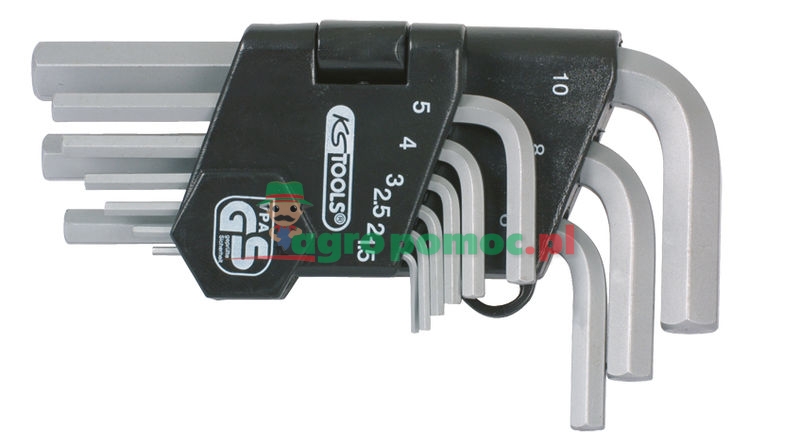 KS Tools Wkrętak kątowy do śrub z wewn. sześciokątem-zestaw