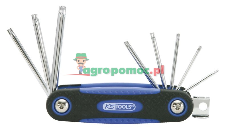 KS Tools Wkrętak kątowy TORX® do śrub z wewn. sześciokątem-uchwyt