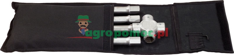 KS Tools Zerlegbarer Radkreuzschlüssel für LKW, 24x27x30x32mm