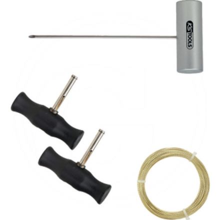 KS Tools Zestaw do wycinania szyb, 4-el.