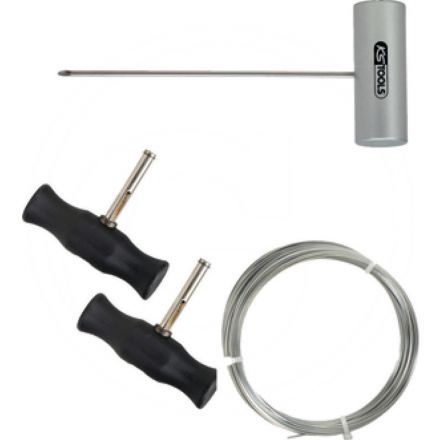 KS Tools Zestaw do wycinania szyb, 4-el.