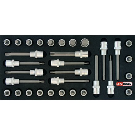 KS Tools Zestaw nasadek bitowych