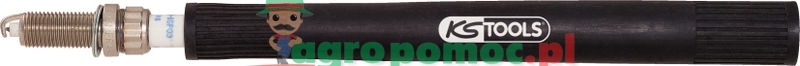 KS Tools Zündkerzenstecker-Einschraubhilfe, doppelseitig, 240mm