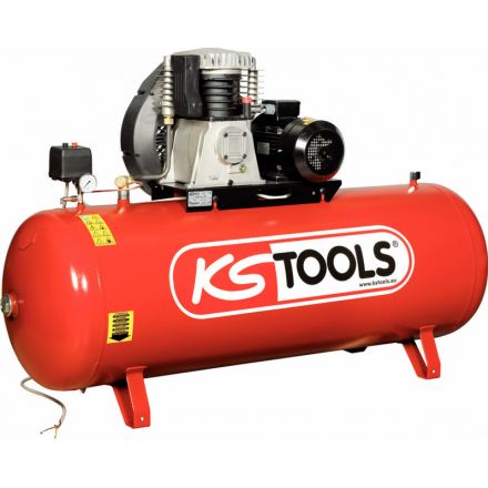KS Tools Zweizylinder-Kompressor-500 Liter, 11bar