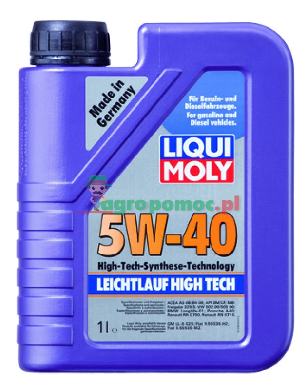 LIQUI MOLY Lekkobieżny olej silnikowy High Tech 5 W-40