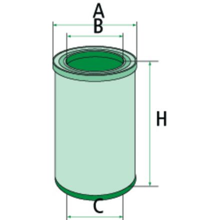 Mann Filter Filtr dokładny powietrza